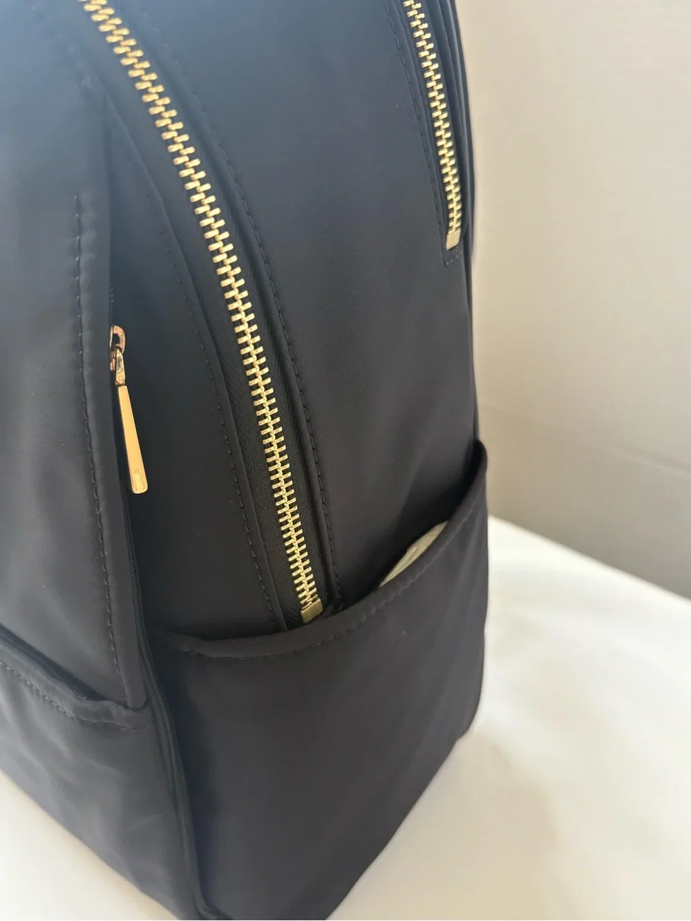 Michael Kors Sable Large Nylon Backpack Black/Gold  Brand New With Tag